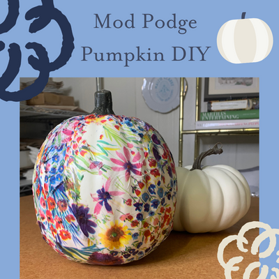 Mod Podge Pumpkins - DIY